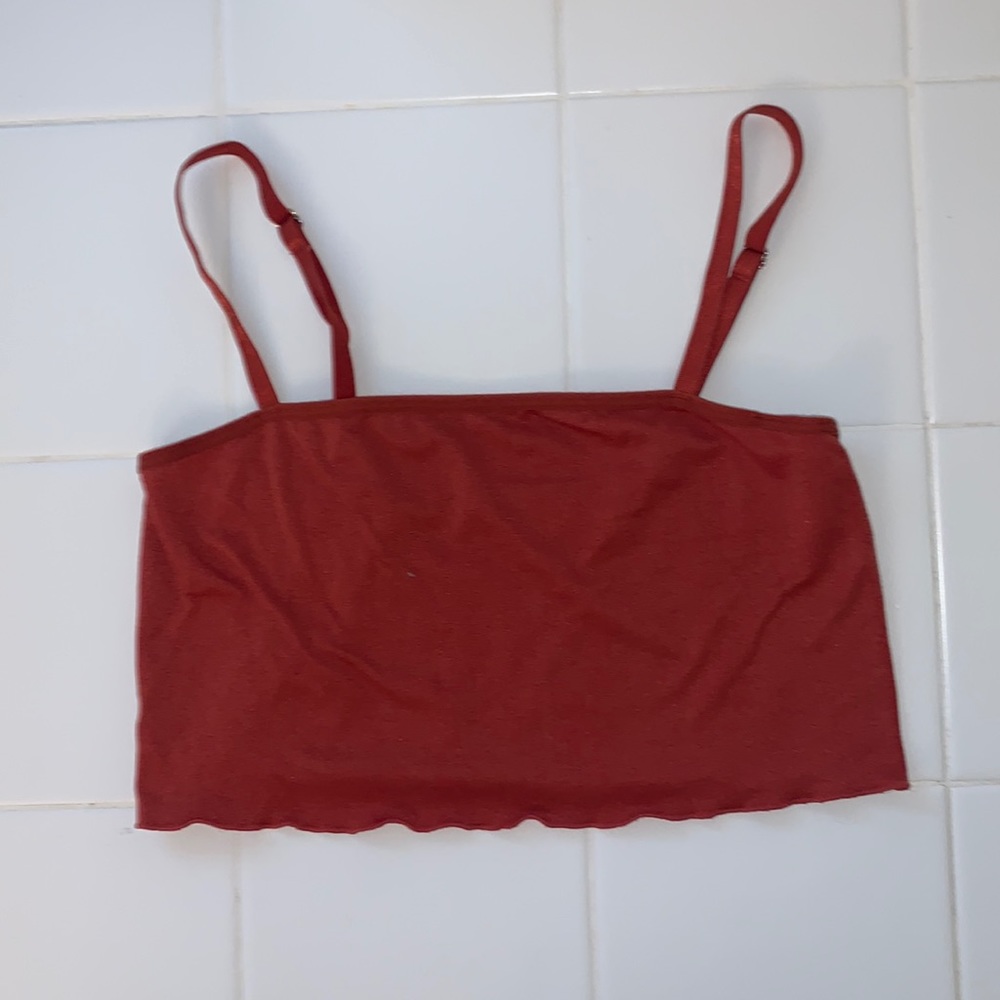 Rust crop top